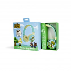 AURICULARES INFANTILES INALÁMBRICOS ANIMAL CROSSING BLUETOOTH PLEGABLES