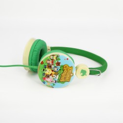 AURICULARES INFANTILES ANIMAL CROSSING CON CABLE Y VOLUMEN ADECUADO PARA NIÑOS