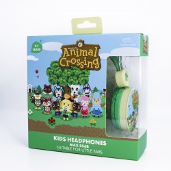 AURICULARES INFANTILES ANIMAL CROSSING CON CABLE Y VOLUMEN ADECUADO PARA NIÑOS