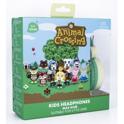 AURICULARES INFANTILES ANIMAL CROSSING CON CABLE Y VOLUMEN ADECUADO PARA NIÑOS