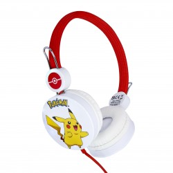 AURICULARES INFANTILES POKEMON PIKACHU CON CABLE Y VOLUMEN ADECUADO PARA NIÑOS