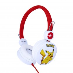 AURICULARES INFANTILES POKEMON PIKACHU CON CABLE Y VOLUMEN ADECUADO PARA NIÑOS