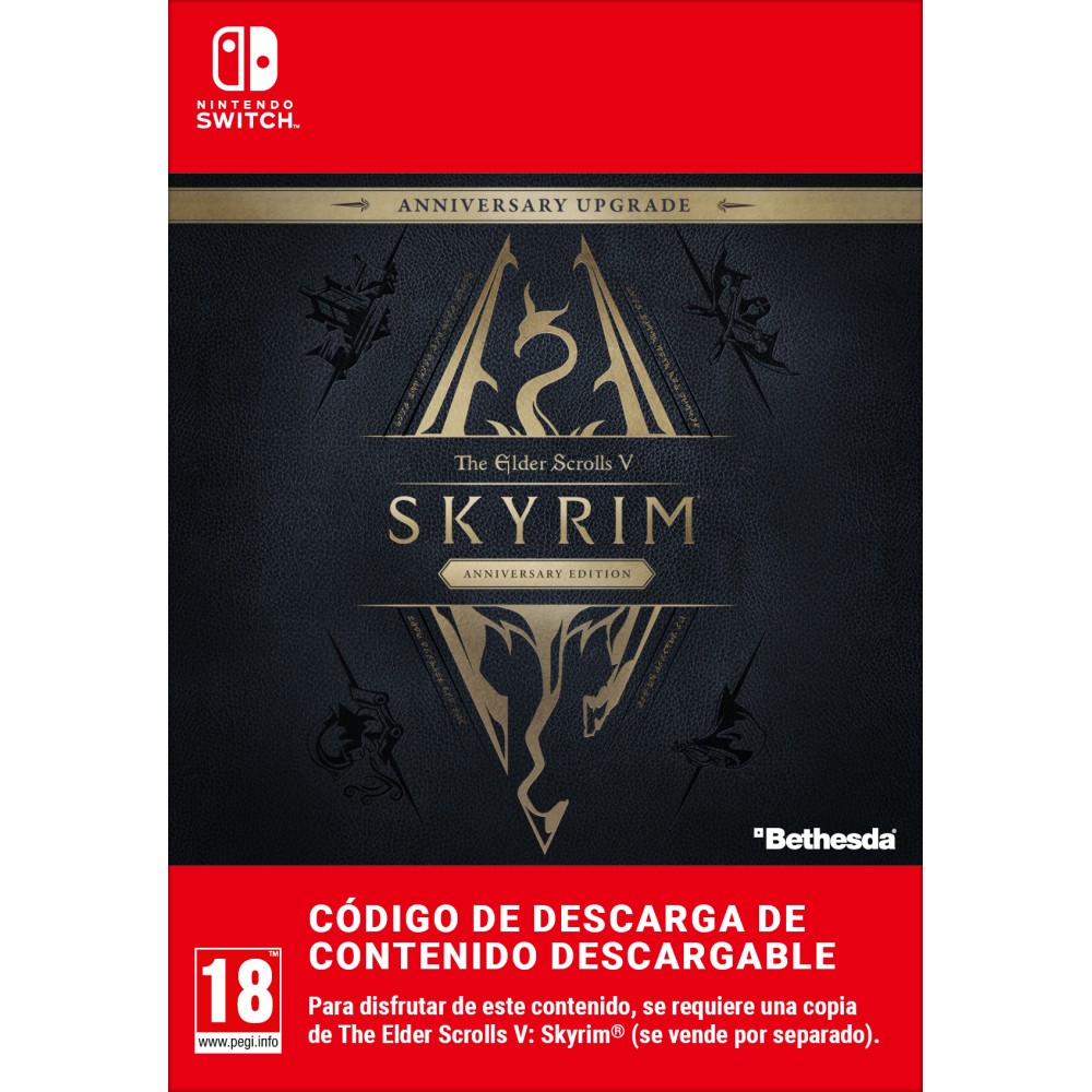 THE ELDER SCROLLS V:  SKYRIM ANNIVERSARY UPGRADE CÓDIGO DESCARGA CONT ADICIONAL