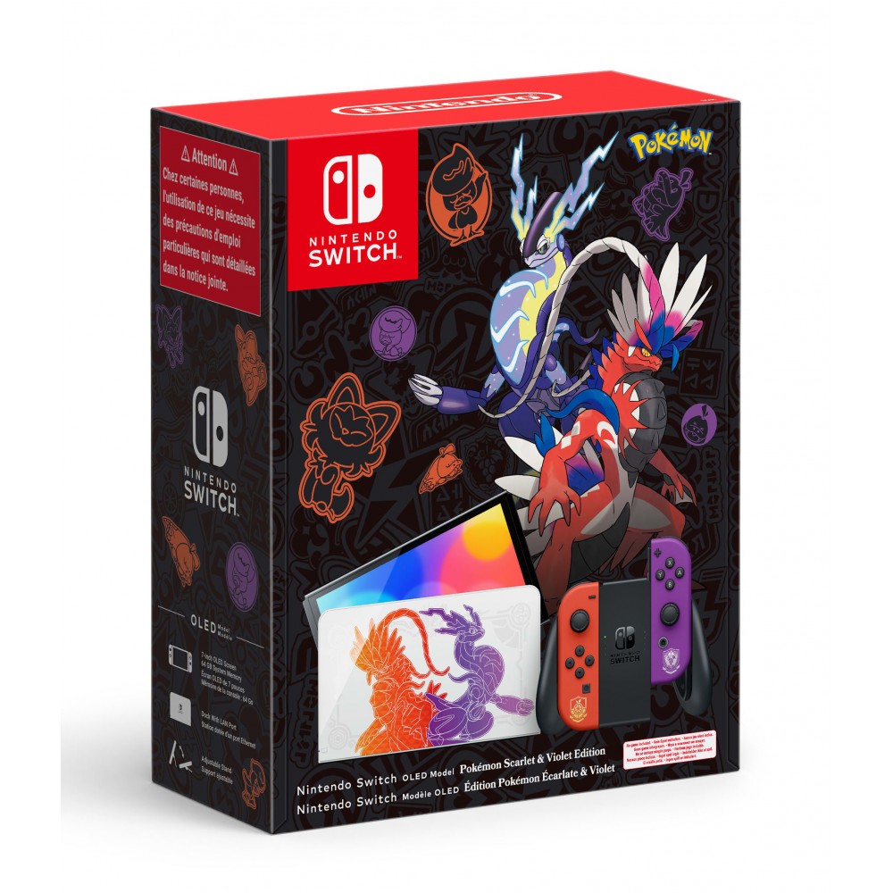 RESERVA NINTENDO SWITCH OLED EDICIÓN LIMITADA POKEMON ESCARLATA Y PÚRPURA