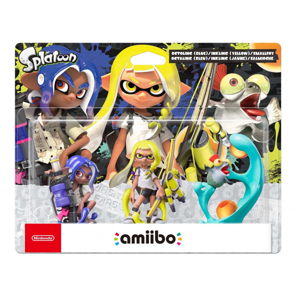 PACK DE TRES FIGURAS AMIIBO SPLATOON 3 PARA NINTENDO SWITCH