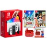 CONSOLA NINTENDO SWITCH OLED + ZELDA SKYWARD SWORD HD + GTA TRILOGY + SUPERMARIO EARPODS