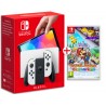 CONSOLA NINTENDO OLED BLANCA + PAPER MARIO ORIGAMI KING JUEGO FÍSICO