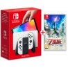 CONSOLA NINTENDO SWITCH OLED BLANCA + THE LEGEND OF ZELDA: SKYWARD SWORD HD SWITCH JUEGO FÍSICO