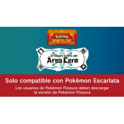 PASE DE EXPANSIÓN PARA POKEMON ESCARLATA O POKÉMON PÚRPURA: EL TESORO OCULTO DEL ÁREA CERO