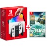 CONSOLA NINTENDO SWITCH OLED BLANCA + JUEGO FÍSICO NINTENDO SWITCH