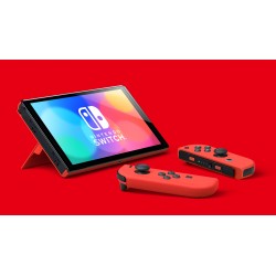 RESERVA NINTENDO SWITCH MODELO OLED ROJO EDICIÓN MARIO EDICIÓN ESPAÑOLA NO INCLUYE NINGÚN JUEG0