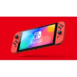 RESERVA NINTENDO SWITCH MODELO OLED ROJO EDICIÓN MARIO EDICIÓN ESPAÑOLA NO INCLUYE NINGÚN JUEG0