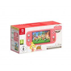 NINTENDO SWITCH LITE CORAL + ANIMAL CROSSING NEW HORIZONS (EDICIÓN ESPECIAL ANIMAL CROSSING)