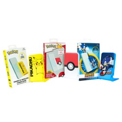 BATERÍA PORTATIL UNIVERSAL 5000 mAh MAGNETICA SIN CABLES MAGSAFE POWER BANK ELIGE ENTRE POKÉBALL, PIKACHU O SONIC LETS ROLL AZUL