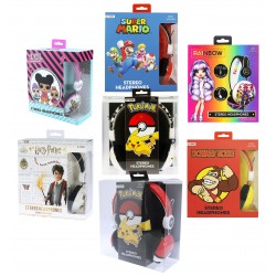 AURICULARES INFANTILES A PARTIR 8 AÑOS ELIGE TU MODELO DONKEY KONG LOL SURPRISE HARRY POTTER RAINBOW HIGH POKÉMON SUPER MARIO