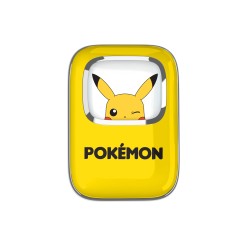 AURICULARES INALÁMBRICOS POKEMON PIKACHU CON ESTUCHE DE CARGA DESLIZANTE Y LUZ LED