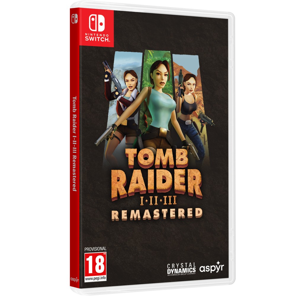 TOMB RAIDER I-III REMASTERED STARRING LARA CROFT SWITCH JUEGO FÍSICO PARA NINTENDO SWITCH VERSIÓN ESPAÑOLA GARANTÍA EU