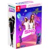 LET´S SING 2025 SWITCH JUEGO FÍSICO + 2 MICRÓFONOS PARA NINTENDO SWITCH VERSIÓN ESPAÑOLA GARANTÍA EUROPEA EU WARRANTY