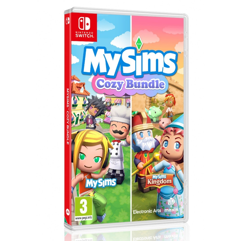 PREVENTA MY SIMS COZY BUNDLE SWITCH DOS JUEGOS EN UNO JUEGO FÍSICO PARA NINTENDO SWITCH VERSIÓN ESPAÑOLA GARANTÍA EUROPEA EU