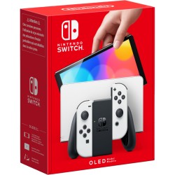 PREVENTA NINTENDO SWITCH  OLED BLANCA + SUPER MARIO KART 8 DELUXE + SUSCRIPCIÓN 12 MESES NINTENDO SWITCH ONLINE VERSIÓN ESPAÑOLA