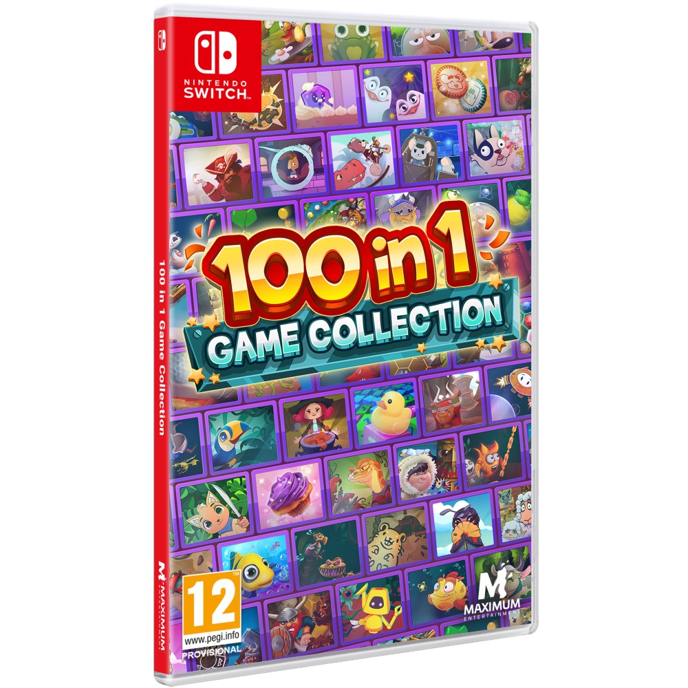 100 IN 1 GAME COLLECTION SWITCH JUEGO FÍSICO PARA NINTENDO SWITCH VERSIÓN ESPAÑOLA GARANTÍA EUROPEA EU