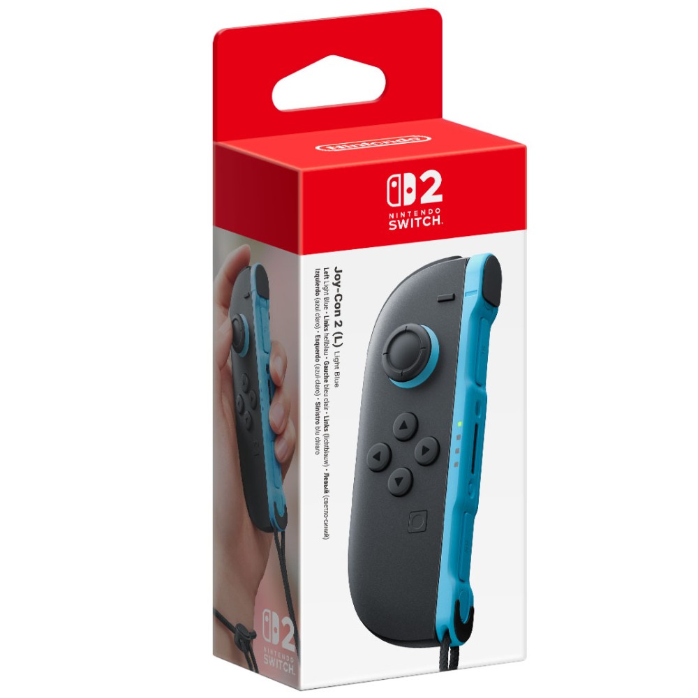 JOY-CON 2 (IZQUIERDO) - AZUL CLARO PARA NINTENDO SWITCH 2 VERSIÓN ESPAÑOLA GARANTÍA EUROPEA EU WARRANTY