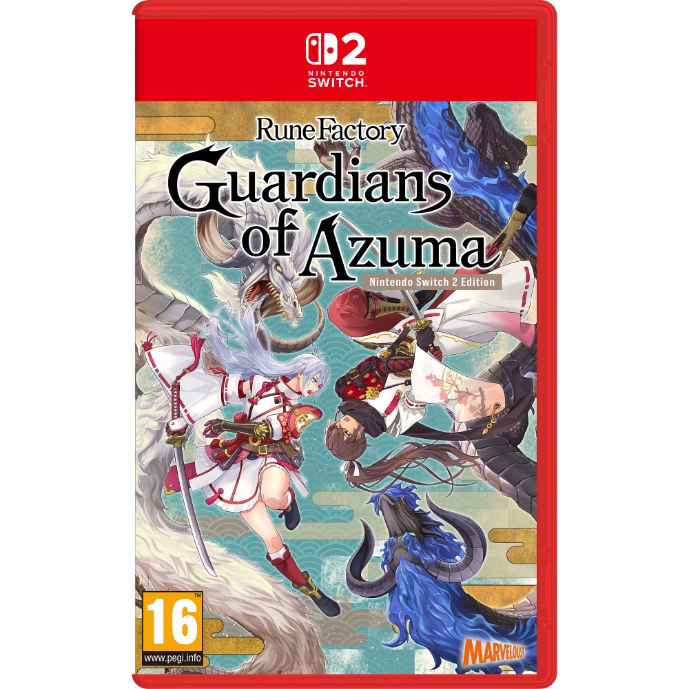 RUNE FACTORY GUARDIANS OF AZUMA NINTENDO SWITCH 2 EDITION JUEGO FÍSICO PARA SWITCH 2 VERSIÓN ESPAÑOLA GARANTÍA EUROPEA