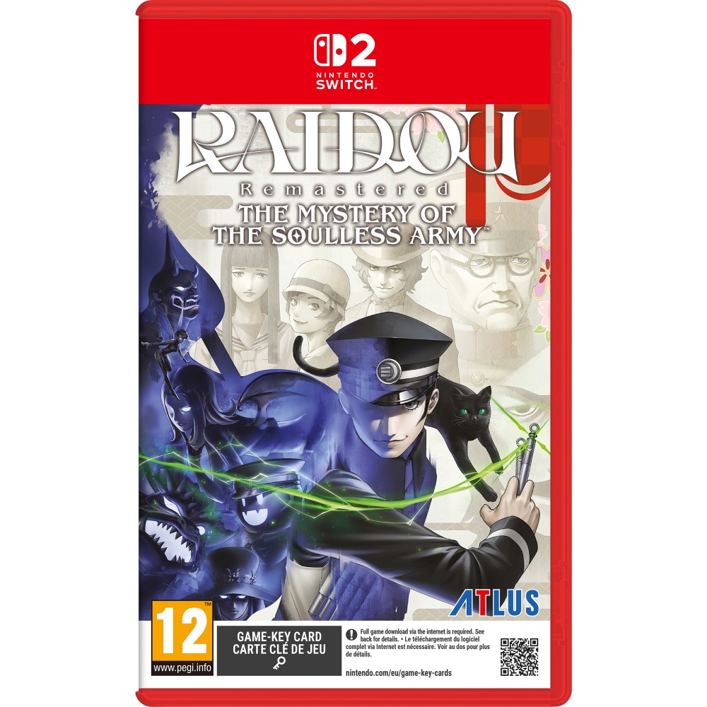 RAIDOU REMASTERED THE MYSTERY OF THE SOULLESS ARMY SWITCH2 TARJETA LLAVE DE JUEGO NINTENDO SWITCH 2 VERSIÓN ESPAÑOLA