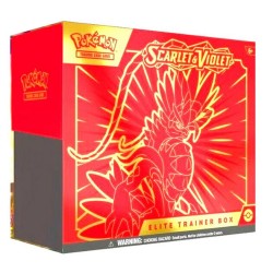 POKEMON CAJA DE ENTRENADOR ELITE SV1 ESCARLATA Y PURPURA KORAIDON ESCARLATA JCC POKEMON ESPAÑOL JUEGO DE CARTAS COLECCIONABLES