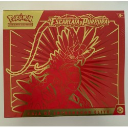 POKEMON CAJA DE ENTRENADOR ELITE SV1 ESCARLATA Y PURPURA KORAIDON ESCARLATA JCC POKEMON ESPAÑOL JUEGO DE CARTAS COLECCIONABLES