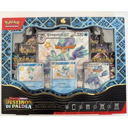 POKEMON PREMIUM COLLECTION ASSORT SV4.5 QUAQUAVALeX ESCARLATA Y PÚRPURA DESTINOS PALDEA JCC POKEMON ESPAÑOL JUEGO DE CARTAS