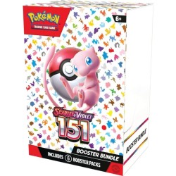 POKEMON JUEGO DE CARTAS COLECCIONABLES PACK 6 SOBRES BOOSTER BUNDLE SCARLET & VIOLET 151 VERSIÓN INGLESA