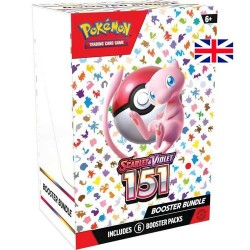 POKEMON JUEGO DE CARTAS COLECCIONABLES PACK 6 SOBRES BOOSTER BUNDLE SCARLET & VIOLET 151 VERSIÓN INGLESA