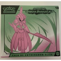POKEMON CAJA DE ENTRENADOR ELITE SV4 ESCARLATA Y PÚRPURA BRECHA PARADOJICA FERROSACO (FUCSIA) JCC POKEMON ESPAÑOL