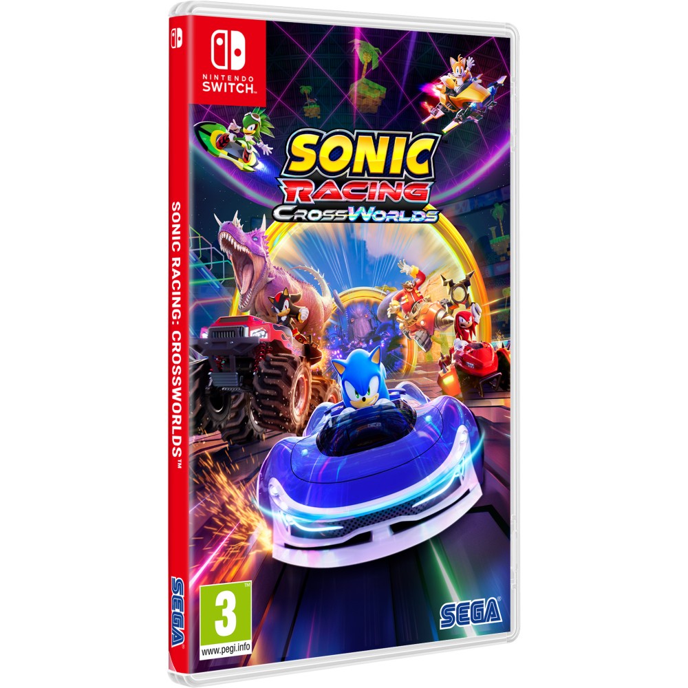 SONIC RACING CROSSWORLDS SWITCH JUEGO FÍSICO PARA NINTENDO SWITCH VERSIÓN ESPAÑOLA GARANTÍA EUROPEA EUROPEAN WARRANTY