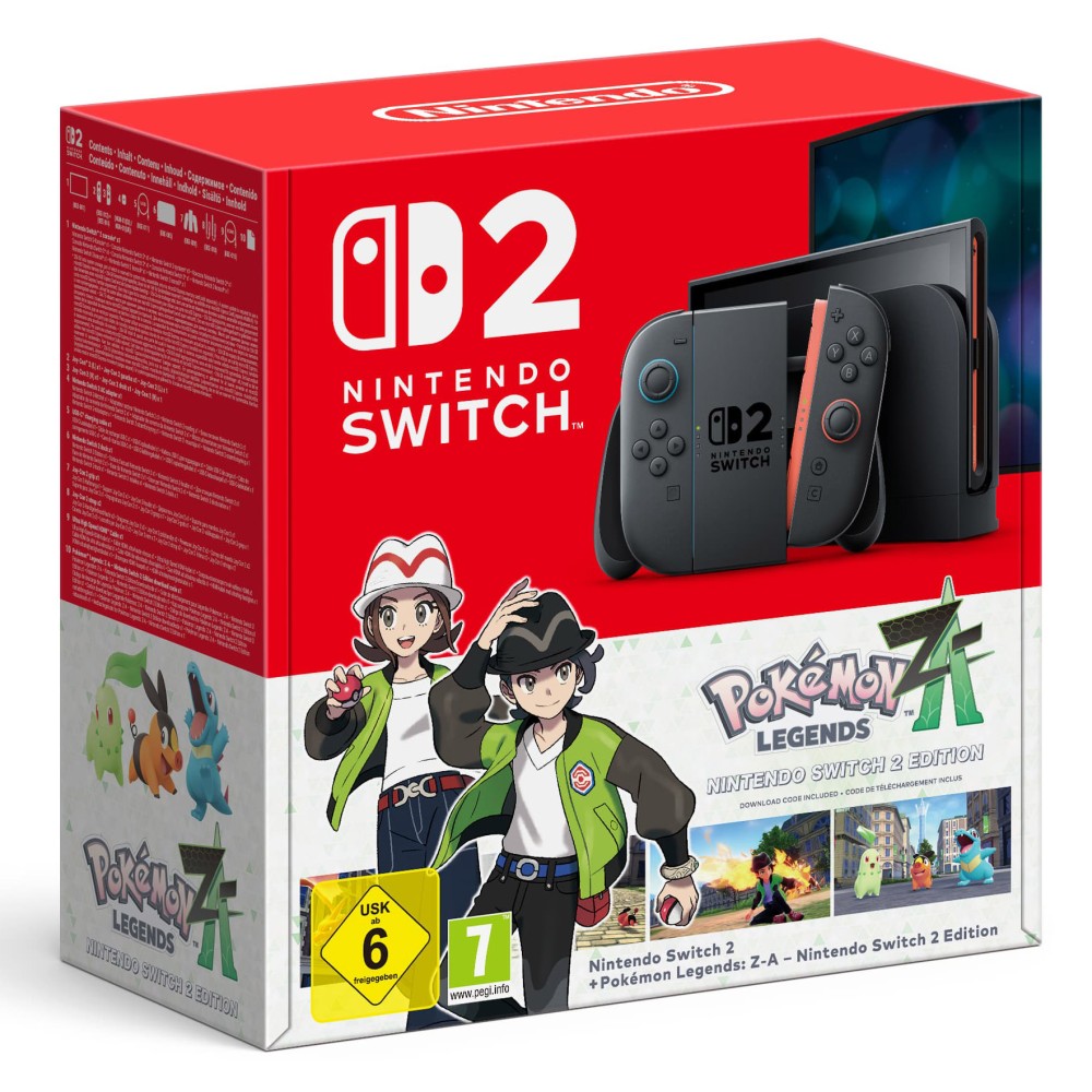 CONSOLA NINTENDO SWITCH 2 + LEYENDAS POKEMON: Z-A SWITCH 2 EDITION CÓDIGO D DESCARGA VERSIÓN ESPAÑOLA GARANTÍA EUROPEA