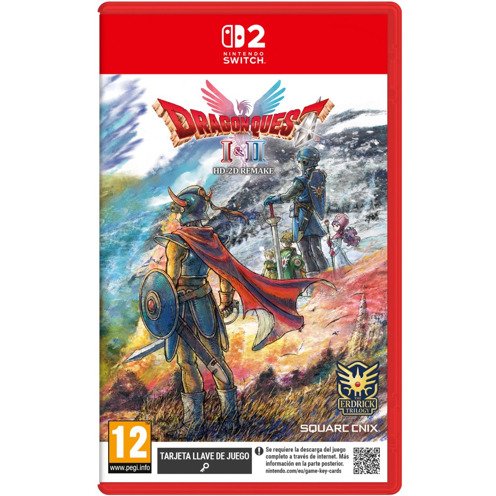 DRAGON QUEST I & II HD 2D REMAKE SWICTH2 TARJETA LLAVE DE JUEGO PARA NIINTENDO SWITCH 2 VERSIÓN ESPAÑOLA GARANTÍA EU