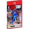 NBA 2K26 SWITCH2 TARJETA LLAVE DE JUEGO PARA NINTENDO SWITCH 2 VERSIÓN ESPAÑOLA GARANTÍA EUROPEA EUROPEAN WARRANTY
