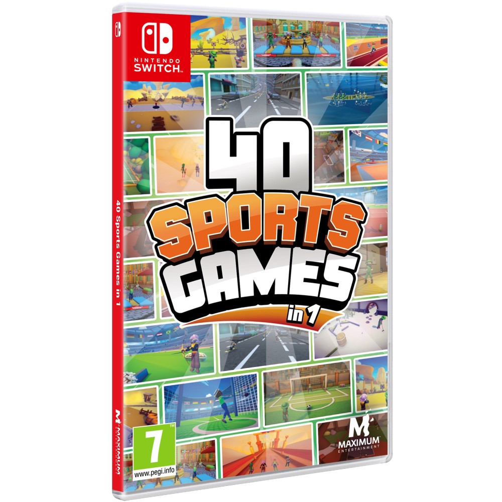 40 SPORTS GAMES IN 1 SWITCH JUEGO FÍSICO PARA NINTENDO SWITCH VERSIÓN ESPAÑOLA GARANTÍA EUROPEA EUROPEAN WARRANTY