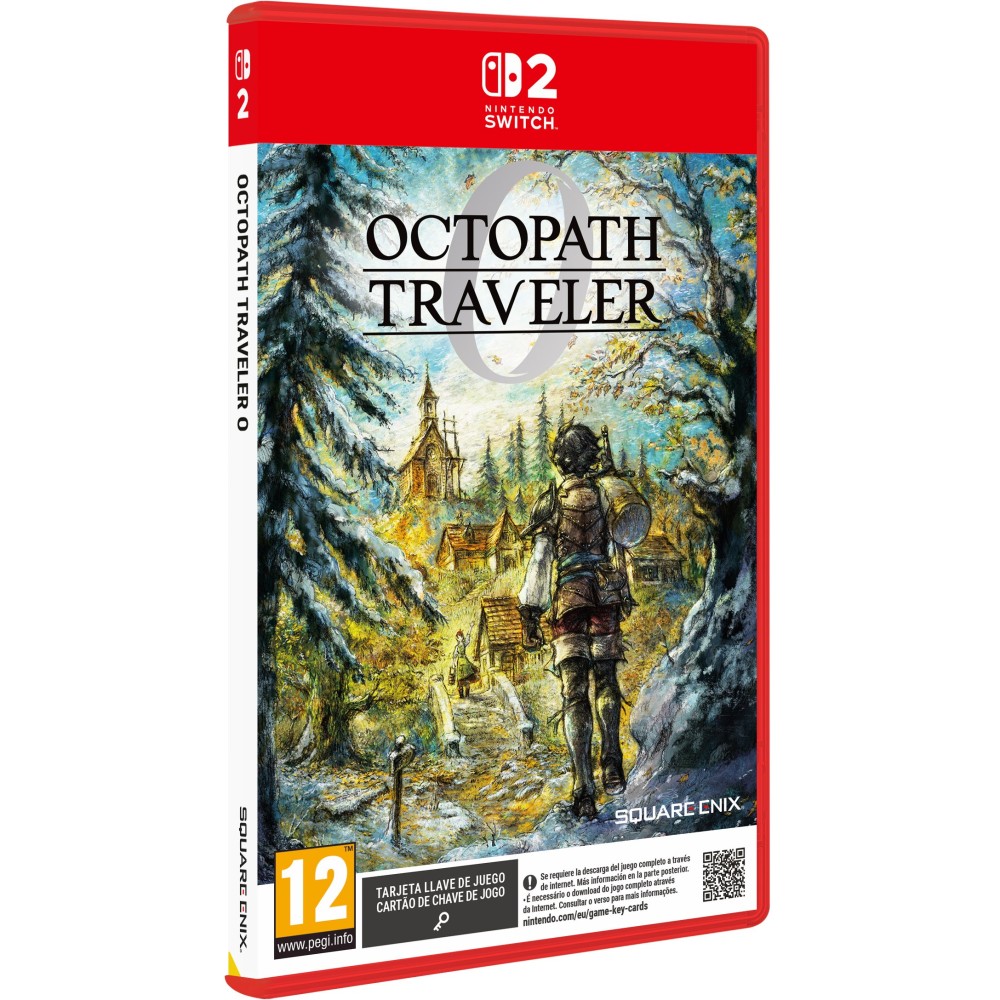PREVENTA OCTOPATH TRAVELER 0 SWITCH2 TARJETA LLAVE DE JUEGO PARA NINTENDO SWITCH 2 VERSIÓN ESPAÑOLA GARANTÍA EUROPEA EU WARRANTY