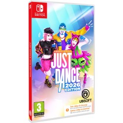 JUST DANCE 2026 EDITION SWITCH CAJA CON CÓDIGO DE DESCARGA DE JUEGO COMPLETO PARA NINTENDO SWITCH VERSIÓN ESPAÑOLA