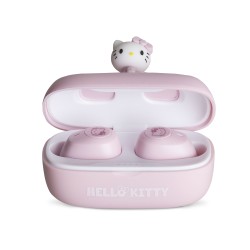 AURICULARES INALÁMBRICOS TRUE WIRELESS SOUND HELLO KITTY CON ESTUCHE DE CARGA CON IMAGEN 3D Y LICENCIA OFICIAL HELLO KITTY