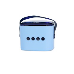 ALTAVOZ DE KARAOKE INALÁMBRICO CON MICRÓFONO Y LUCES LED BLUEY COMPATIBLE CON CUALQUIER FUENTE DE SONIDO BLUETOOTH
