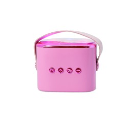 ALTAVOZ DE KARAOKE INALÁMBRICO CON MICRÓFONO Y LUCES LED PEPPA PIG COMPATIBLE CON CUALQUIER FUENTE DE SONIDO BLUETOOTH