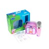 ALTAVOZ DE KARAOKE INALÁMBRICO CON MICRÓFONO Y LUCES LED PEPPA PIG COMPATIBLE CON CUALQUIER FUENTE DE SONIDO BLUETOOTH
