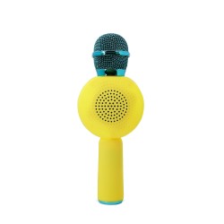 MICRÓFONO DE KARAOKE INALÁMBRICO CON LUCES LED BOB ESPONJA FUNCIONA CON CUALQUIER FUENTE DE SONIDO BLUETOOTH LICENCIA SPONGEBOB