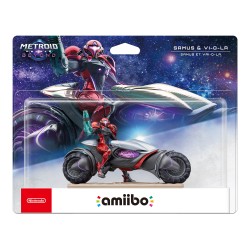 FIGURA AMIIBO SAMUS & VIOLA COLECCIÓN METROID PRIME 4 PARA NINTENDO SWITCH VERSIÓN ESPAÑOLA GARANTÍA EUROPEA