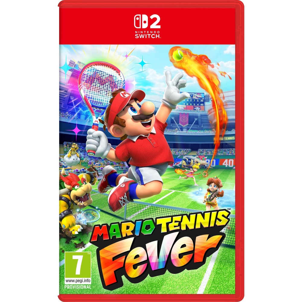 MARIO TENNIS FEVER SWITCH2 JUEGO FÍSICO PARA NINTENDO SWITCH 2 VERSIÓN ESPAÑOLA GARANTÍA EUROPEA EUROPEAN WARRANTY