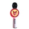 MICRÓFONO DE KARAOKE INALÁMBRICO CON LUCES LED KUROMI FUNCIONA CON CUALQUIER FUENTE DE SONIDO BLUETOOTH LICENCIA OFICIAL KUROMI