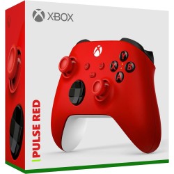 MANDO INALÁMBRICO XBOX COLOR PULSE RED OFICIAL MICROSOFT COMPATIBLE CON XBOX SERIES X|S, XBOX ONE, WINDOWS, ANDROID E IOS